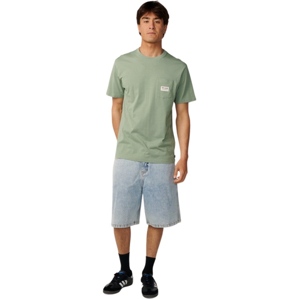 Rip Curl Hommes Pacific Rinse Pocket T-Shirt 132MTE - Sage